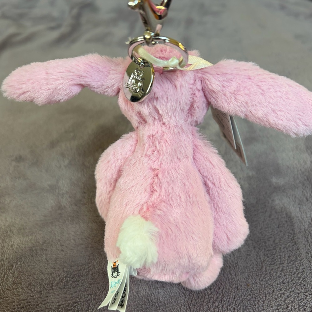 Jellycat Blossom Bunny Bag Charm NWT - Picture 4 of 4